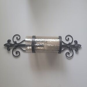 Hobby Lobby Black and Silver Wall Sconce